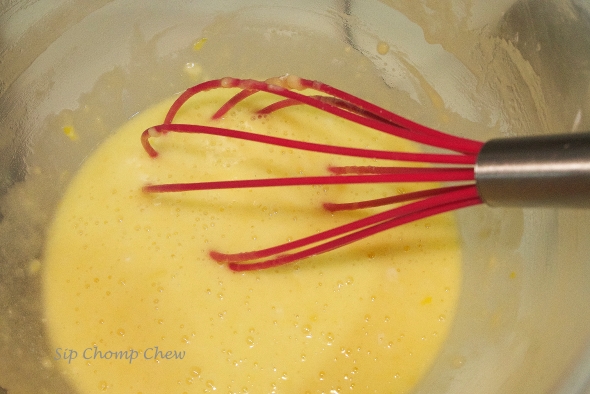 I then used my hand whisk to combine all the other ingredients